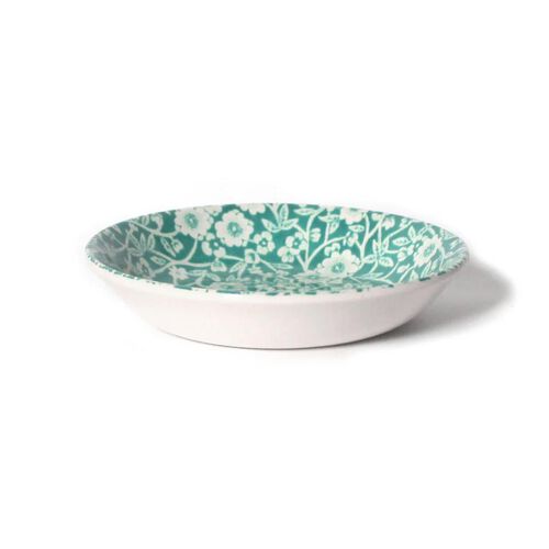 Burleigh Teal Calico Butter Pat